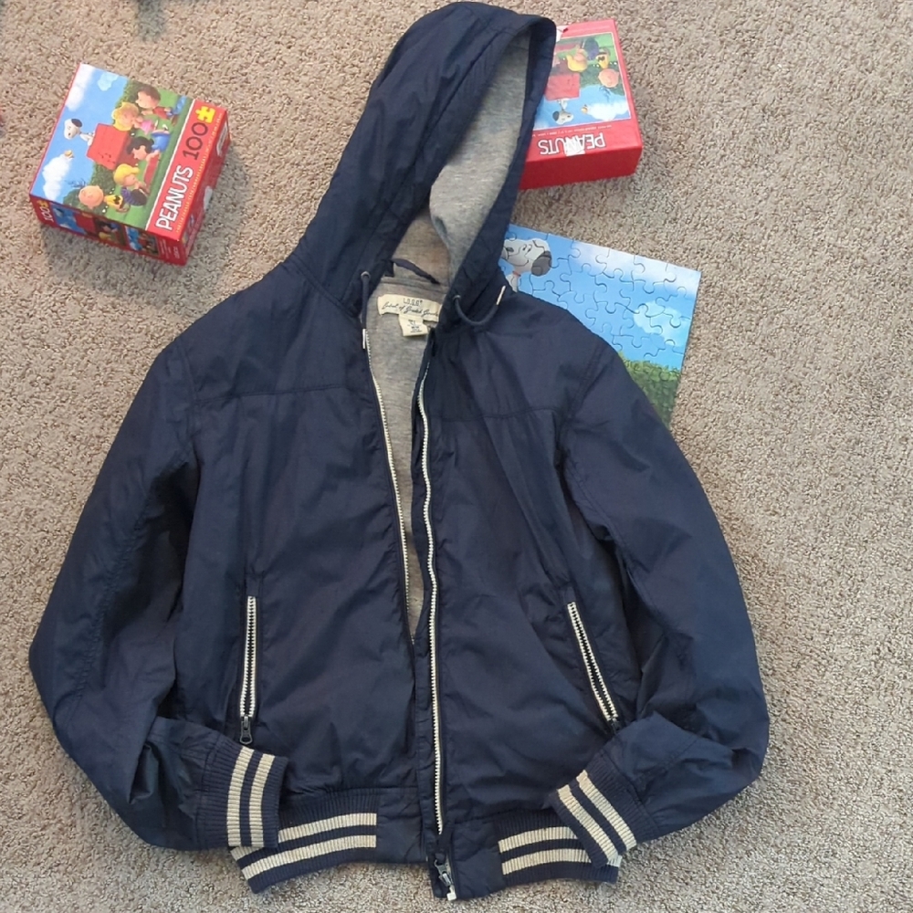 H&M Men's Navy Blue Lightweight Jacket
